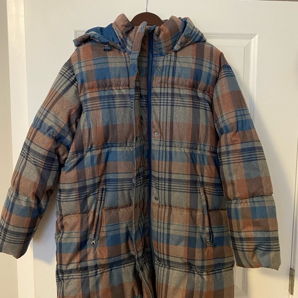 A New Day Plaid Hooded Puffer Jacket - Picture 5 of 7